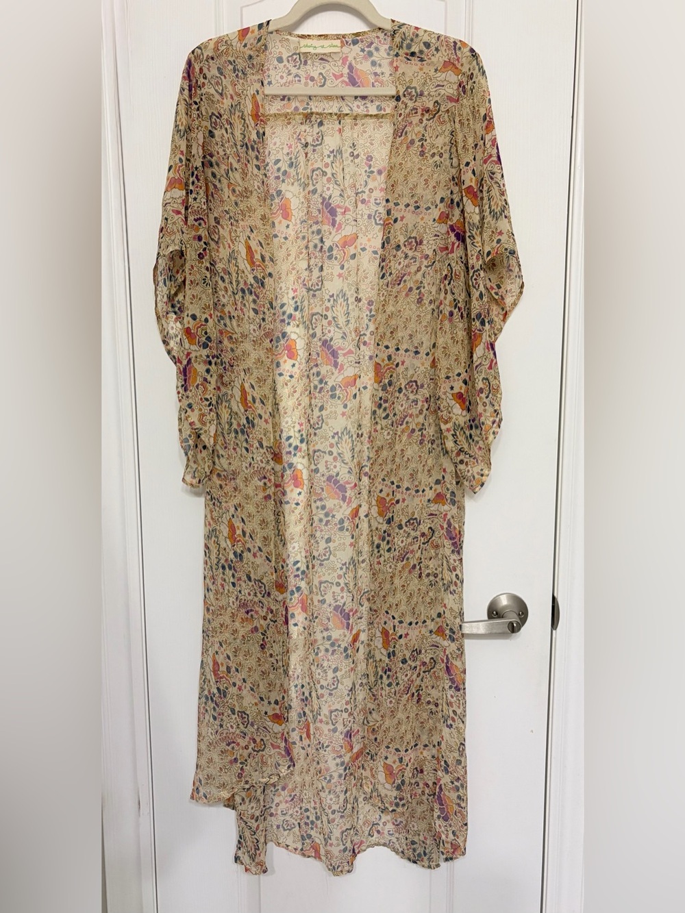 Ethereal Boho Sheer Kimono Caftan